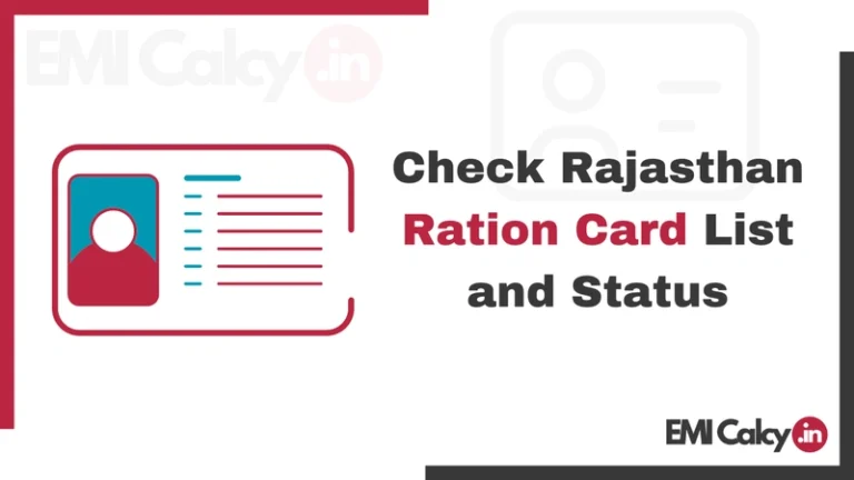 Check Rajasthan Ration Card List and Status